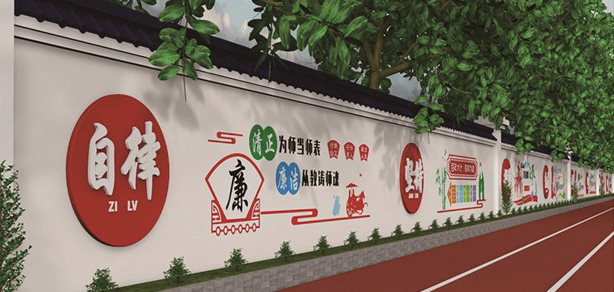 九江校园文化标识牌文化背景墙设计安装